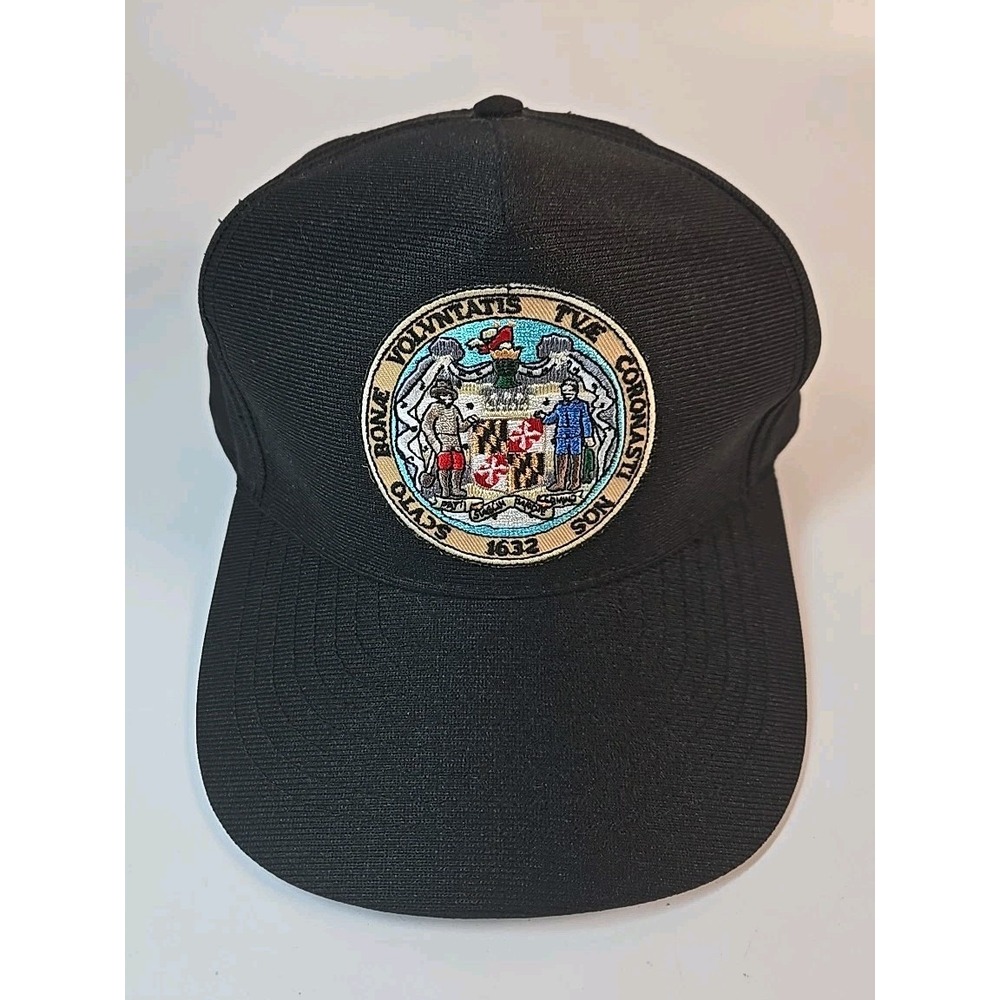 Maryland (MD) State Seal Ball Cap Hat Trucker unstructured Snap Strap One Size